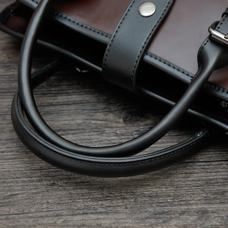 2019 роскошный дизайн новый мужской модный портфель Мужская Ретро Папка сумка для