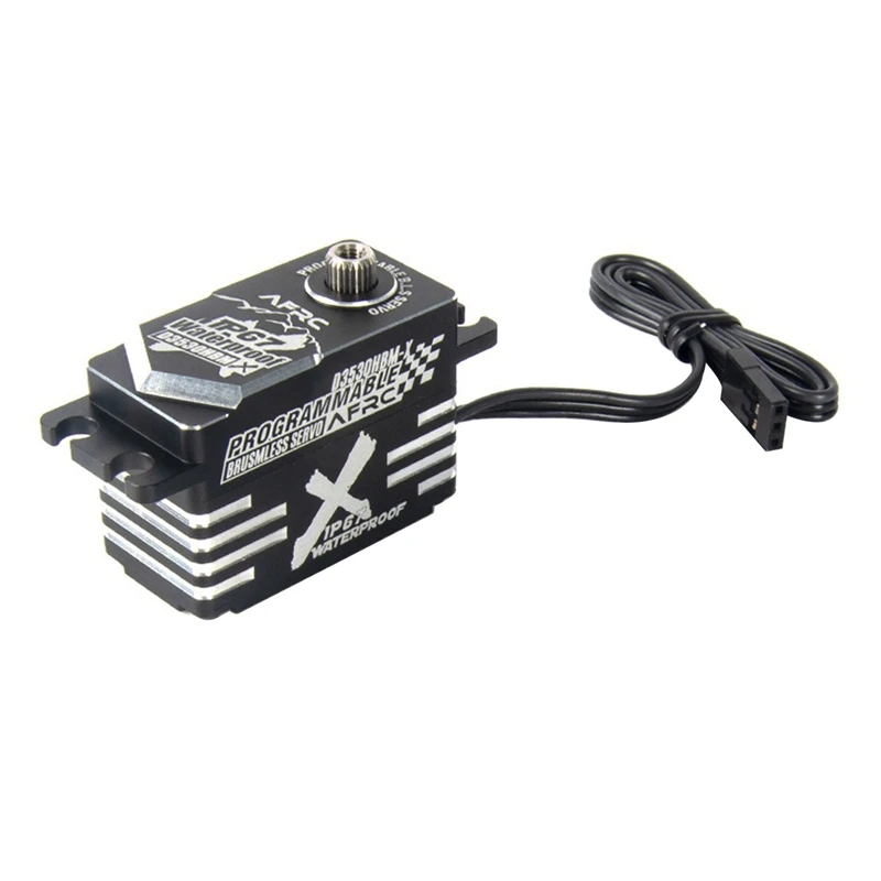 

AFRC D3530HBM-X Programmable Brushless Smart Servo Magnectic Sensor Waterproof Steering Gear for RC Aircraft/Drift Car