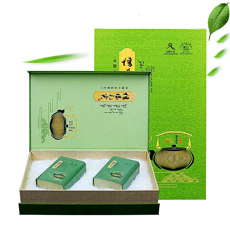 QXC-0034 китайский чай Xinyang Maojian зеленый бутон новый Подарочная коробка для похудения