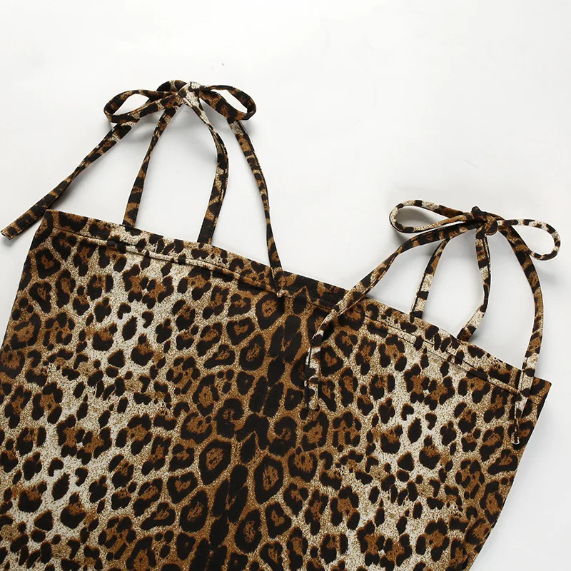 

Sexy Fashion Womens Casual Tank Tops Leopard Print Vest Halter Camis Sexy Camisole Ladies Slim Bodycon Vest Top JS0178