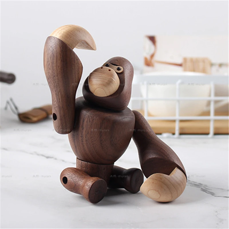 Деревянные креативные поделки Gorilla домашние подвесные украшения подарок