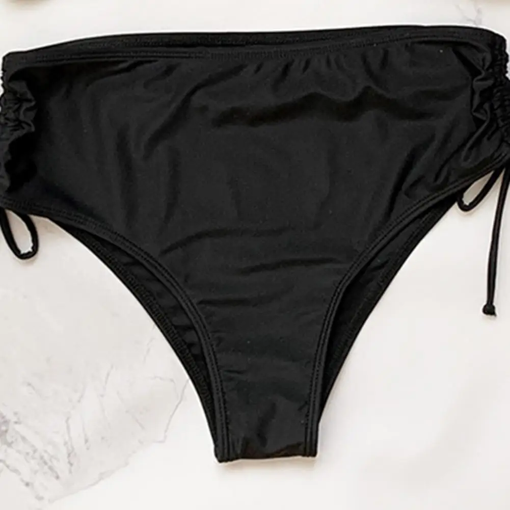 

Sexy Bikinis Women High Waist Two Piece Solid Color Women Padded Bra Panties Bikini Set Swimsuit Bathing Suit Beachwear