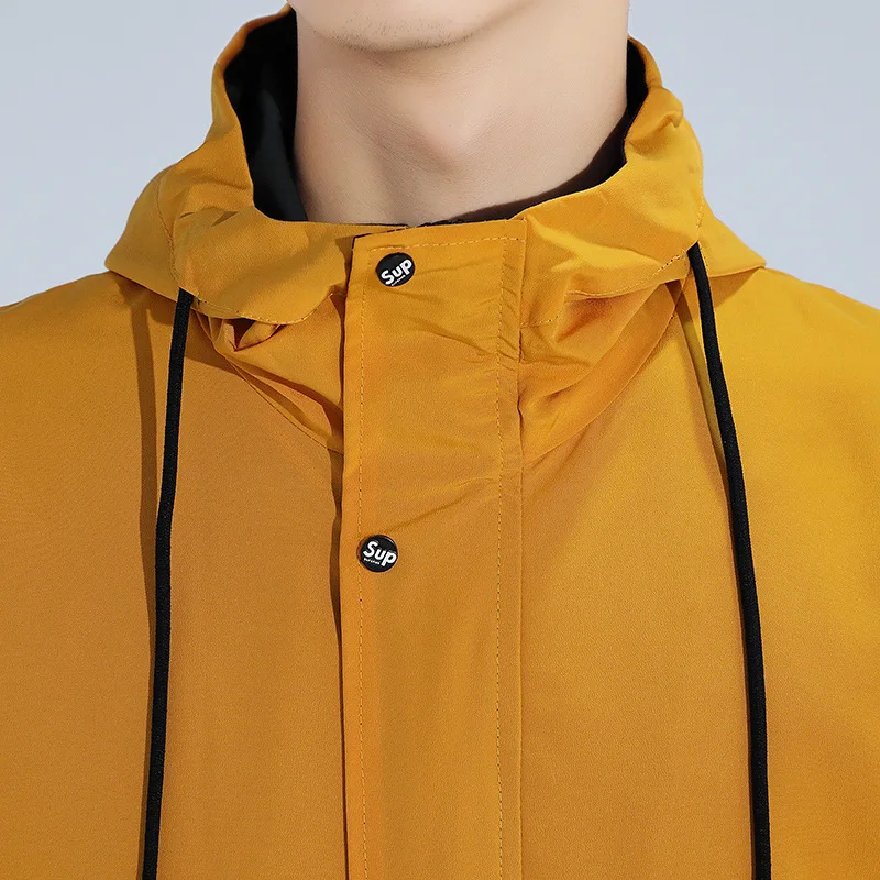 Мужская куртка с капюшоном ICPANS Повседневная ветровка в японском стиле Харадзюку