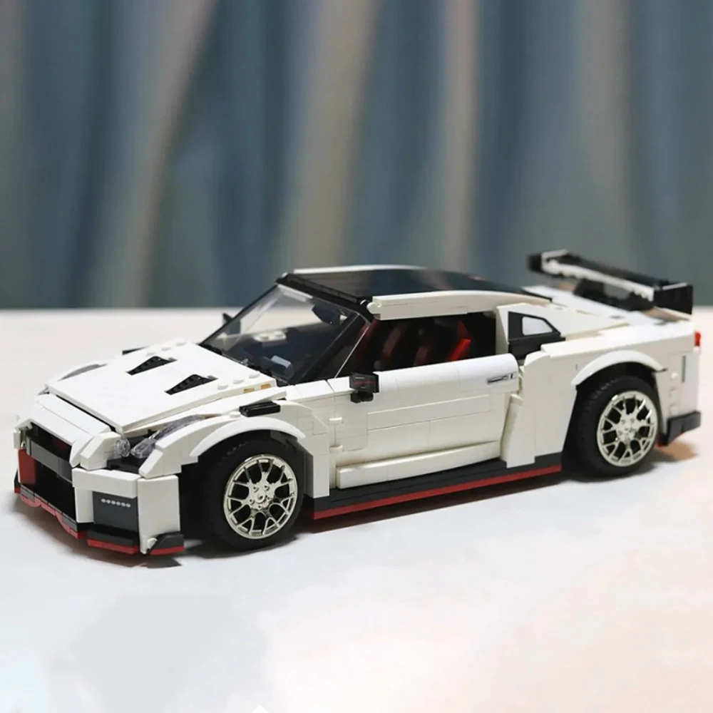 

Expert Creator High-tech City Speed Champion racing Car Japanese God of war R35 Building Blocks Bricks Moc Model Modular