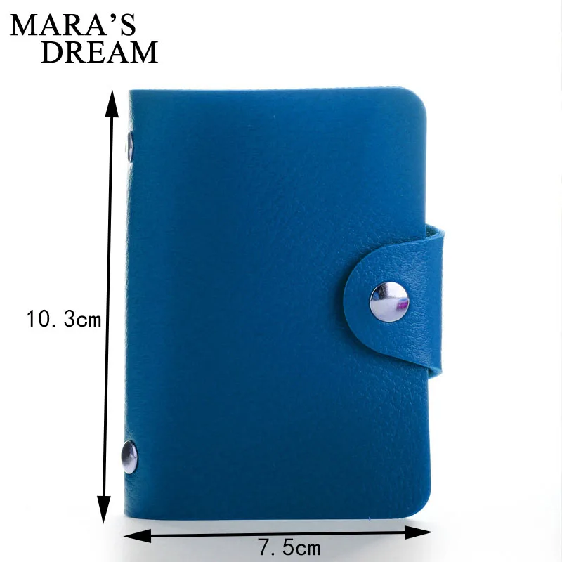 Mara's Dream 2019 Unisex Card Case Business Credit Holder 24 BitsPU Leather Buckle Bank Transportati | Багаж и сумки