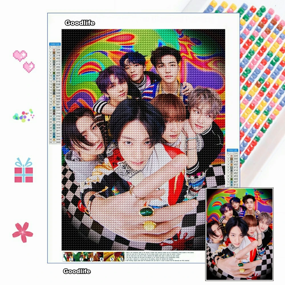 5D алмазная живопись сделай сам KPOP корейский мальчик группы NCT вышивка мечты