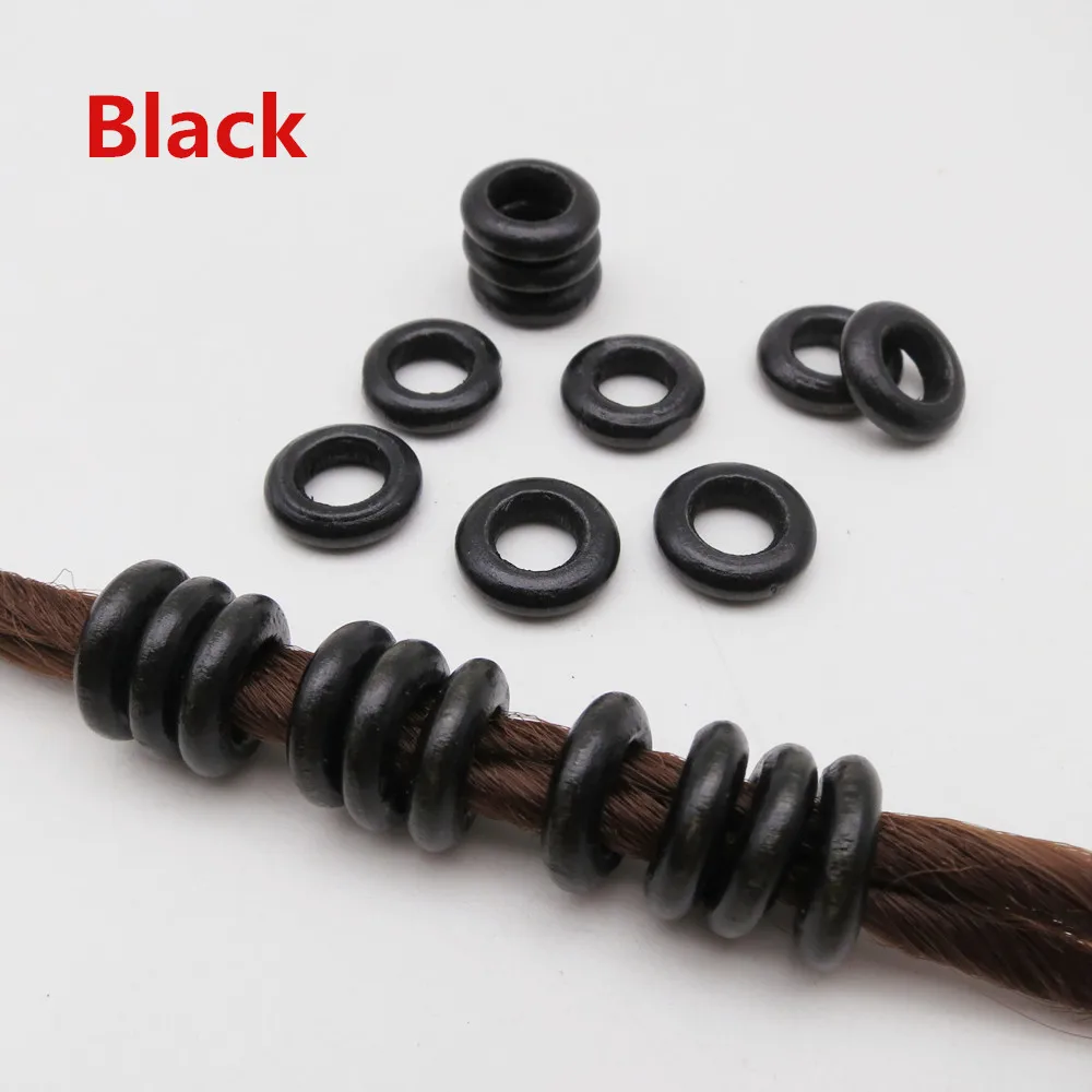 20 шт. 50 деревянные бусины в африканском стиле 4 цвета плетеная коса дредлоки для