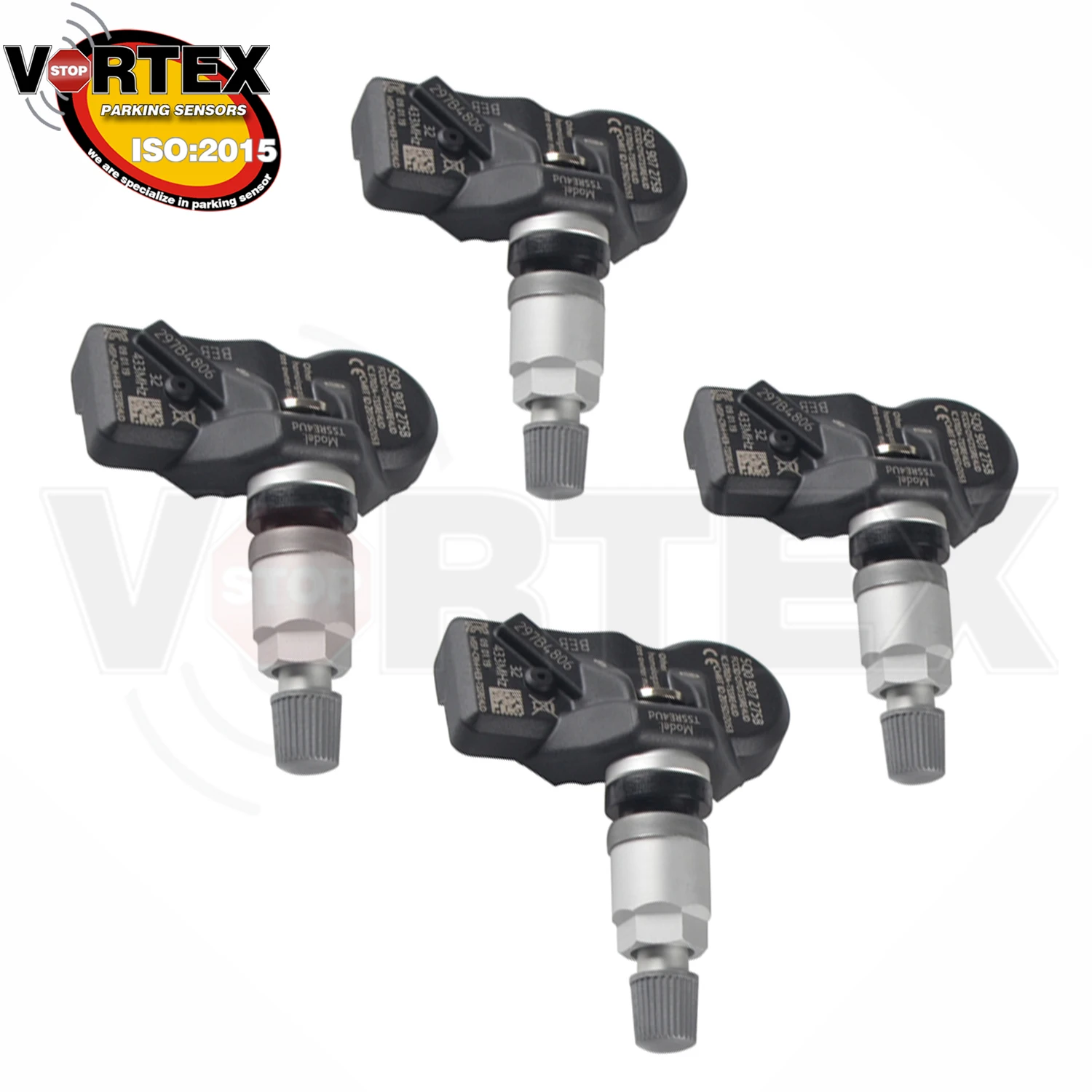Датчик контроля давления в шинах 315 МГц 1K0907255A 4 шт. TPMS для Audi VW