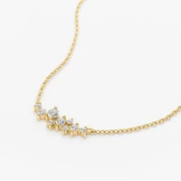 prevent allergies 925 silver irregular zircon constellation clavicle necklace fashion jewelry birthday wedding gift