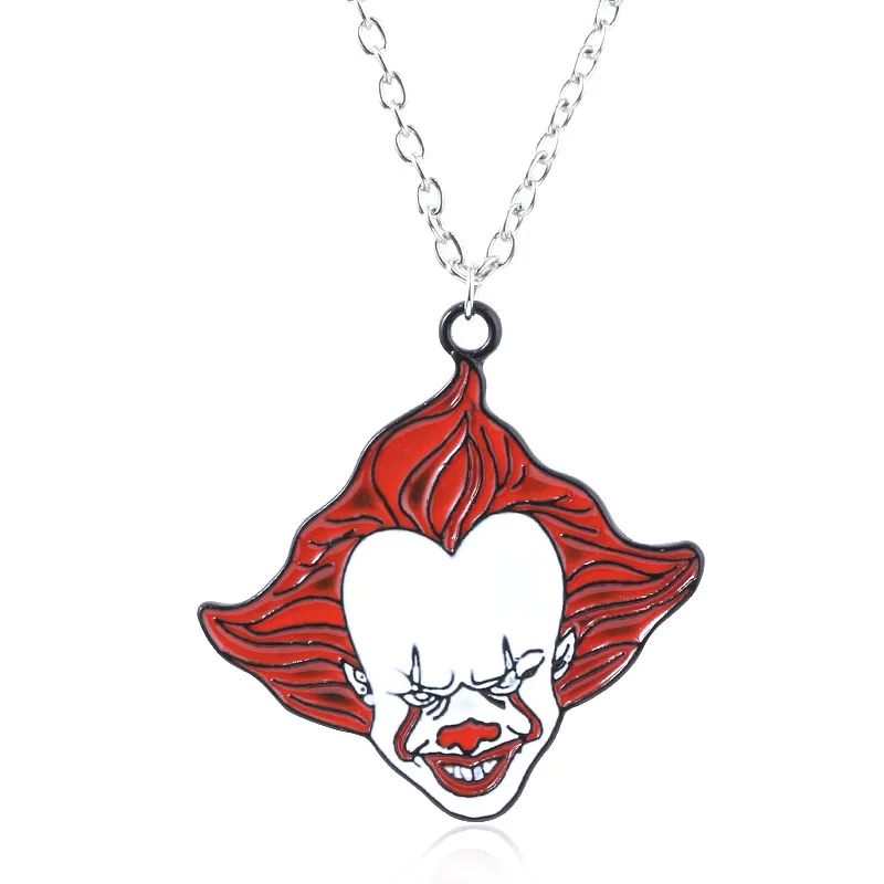 Серый Horror Movie Stephen King's It брелок Pennywise фигура цепочка брелка автомобильный брелок для женщин мужчин подарок на Хэллоуин ювелирные изделия - Цвет: Серый