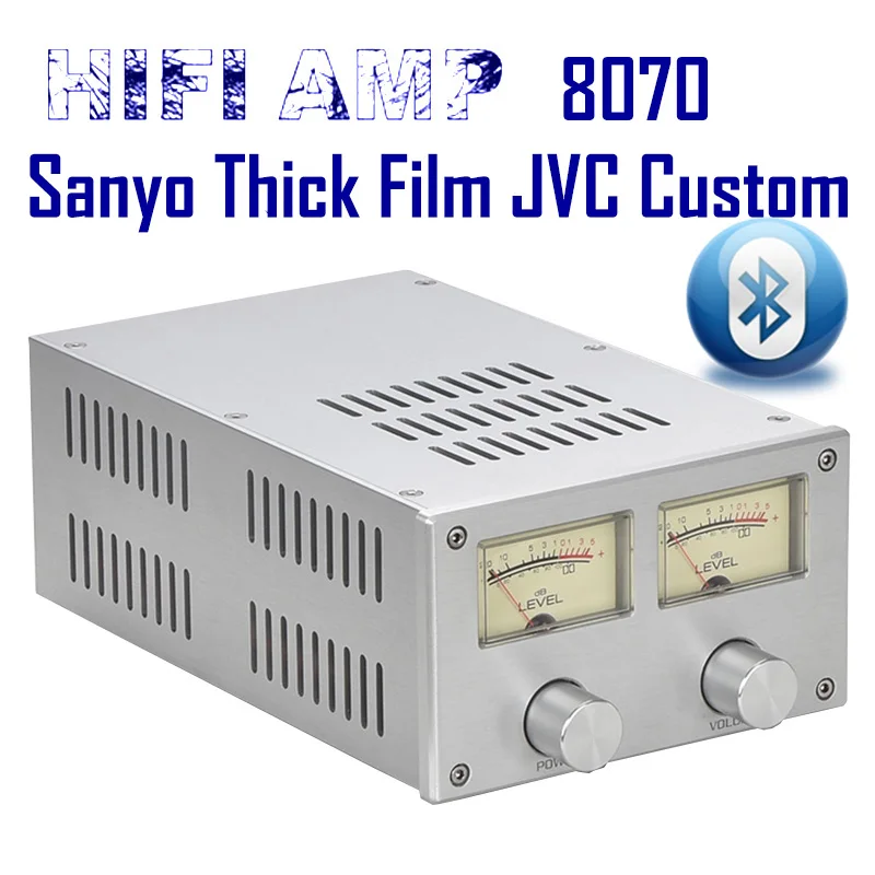 New Upgrade 8007 Sanyo Thick Film JVC Custom Power Amplifier Bluetooth 5 HIFI Fever Dual Head Home Theater Audio AMP VS LM3886