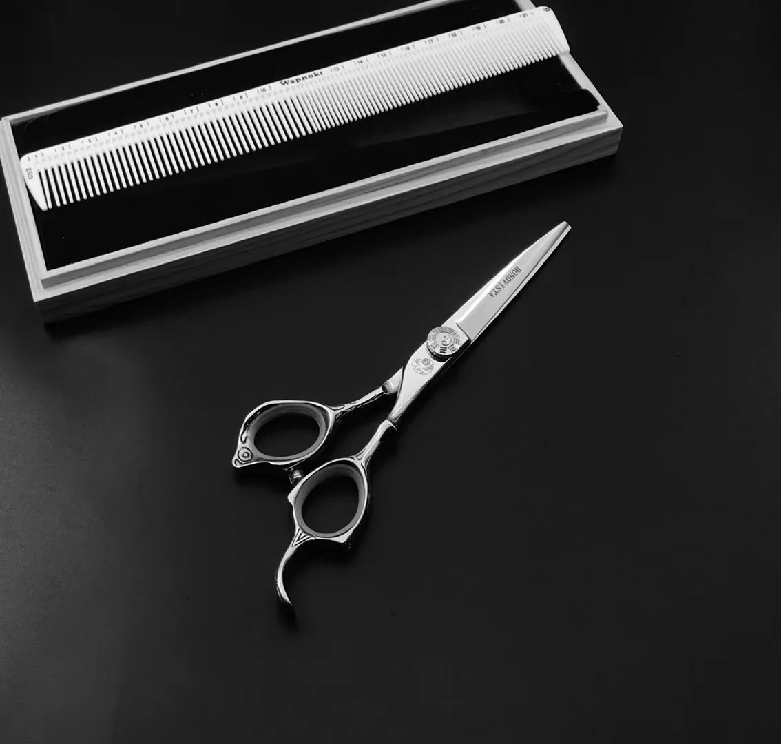 

6 Professional Hair Salon Structure Scissors Set Cutting Barber Haircut Thinning Shear Scissors Hairdressing Hair Tools Scissors