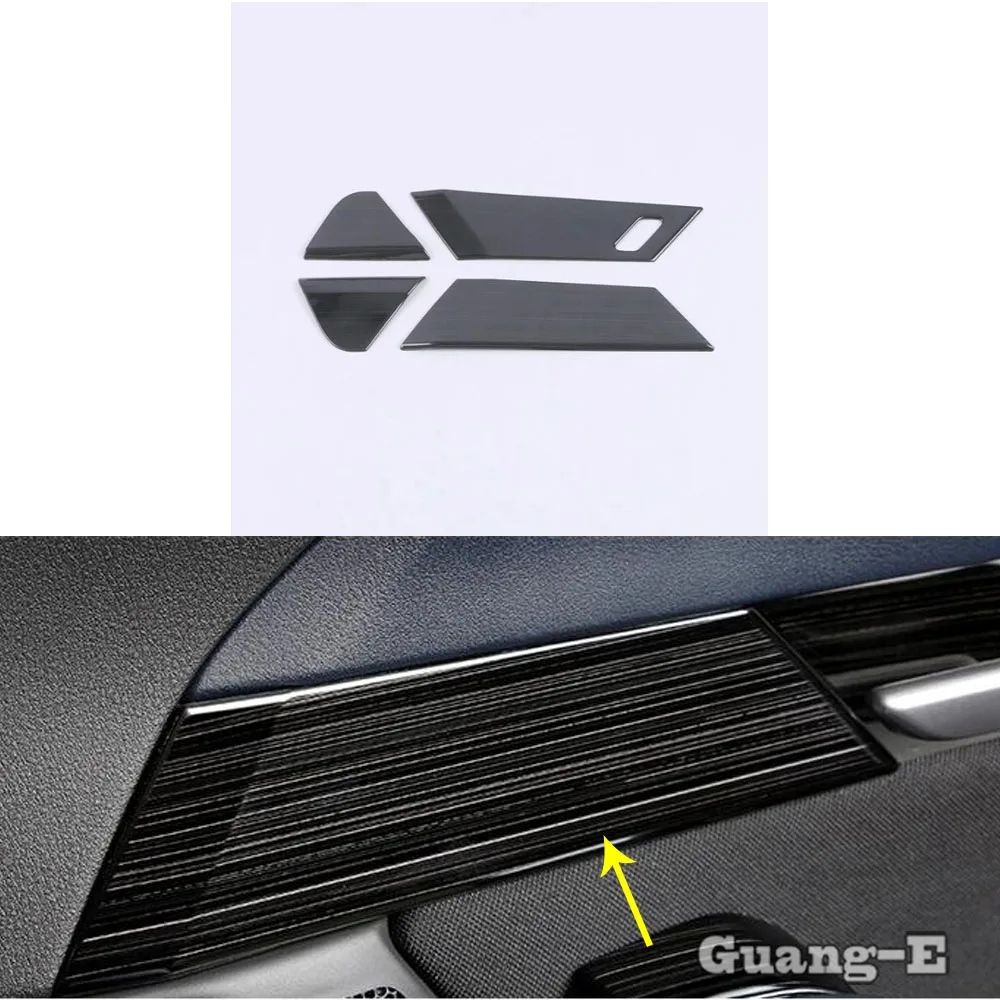 

Для Mazda CX-30 CX30 2020 2021 крышка автомобиля нержавеющая сталь внутренняя ручка чаши рамка лампа подлокотник 4 шт.