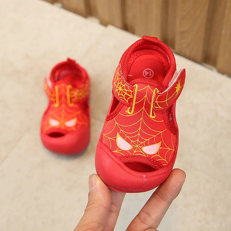 2019 модная Стильная летняя Милая однотонная детская обувь для мальчиков и девочек