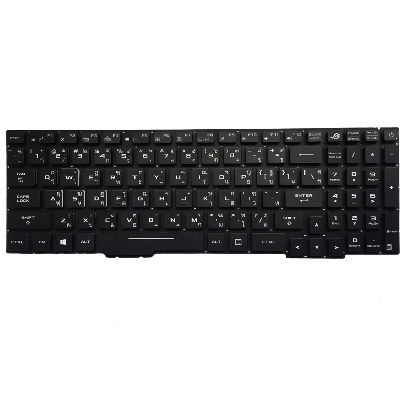Тайская Клавиатура для ноутбука ASUS GL753 GL753V GL753VE GL753VD TH с подсветкой | Компьютеры и