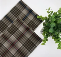 yarn dyed elastic plaid fabric for dress casual wear fashion lining decorative cloth cushion diy sewing material by the meter