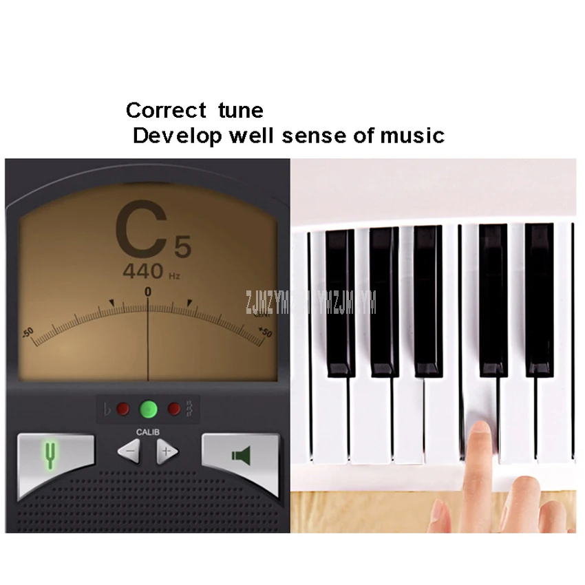 61-клавишная электронная клавиатура для детей электрическая деревянная игрушка