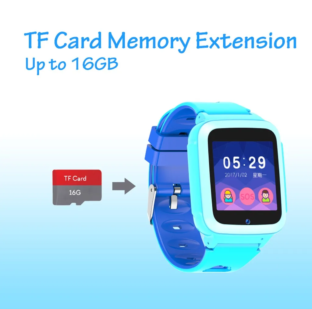 Дети gps Smartwatch1.44 дюймов Анти-потеря Смарт-часы для детей девочек мальчиков камера SOS регистратор сигнала тревоги для Ios Android