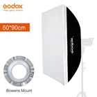 Godox 60X90cm софтбокс для фотосъемки освещение стробоскопическая вспышка фото отражательный софтбокс рассеиватель для фотостудии оборудование для камеры Acc