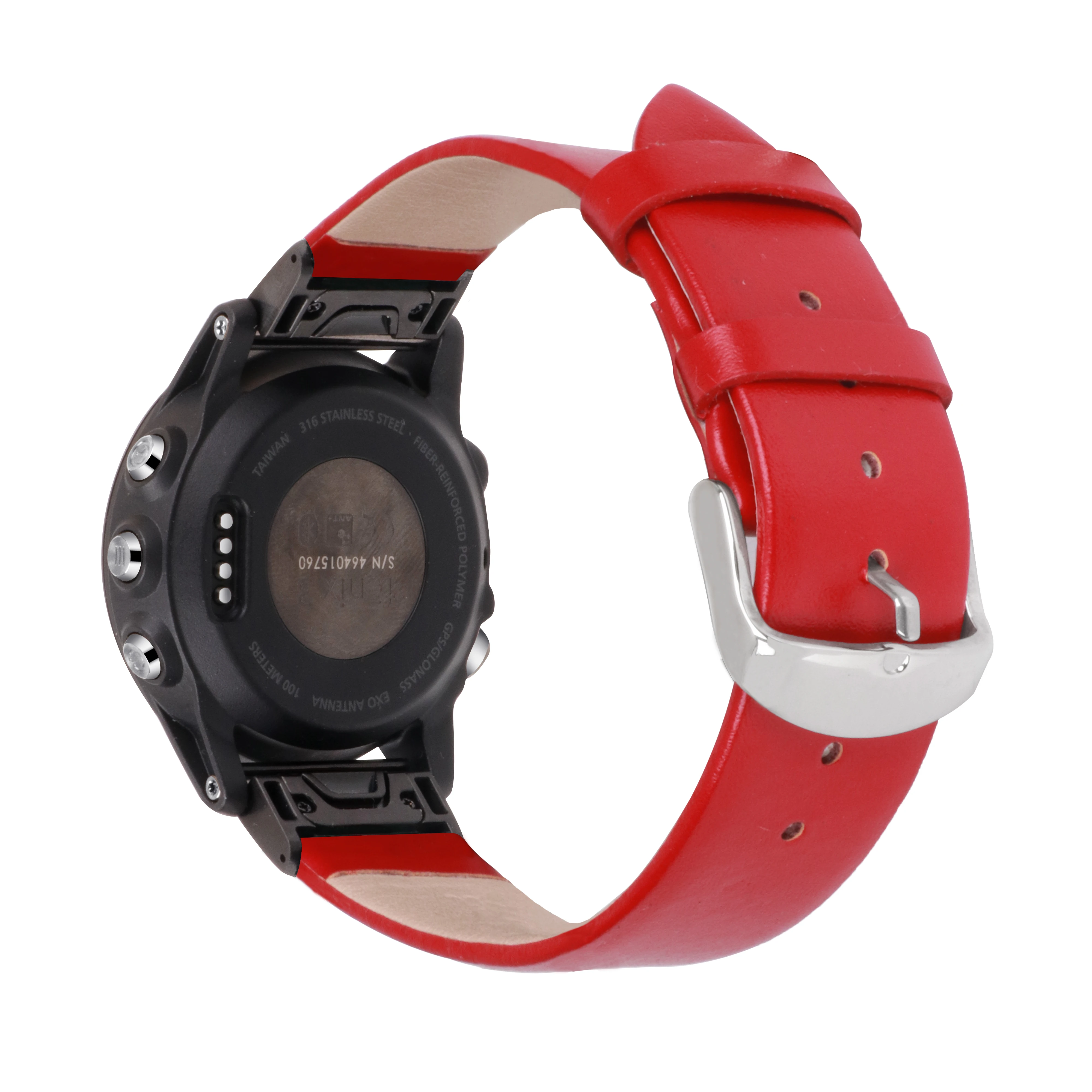 Ремешок для наручных часов Garmin Fenix 5X 5 Plus 3 3hr быстросъемный кожаный браслет 6X 6S