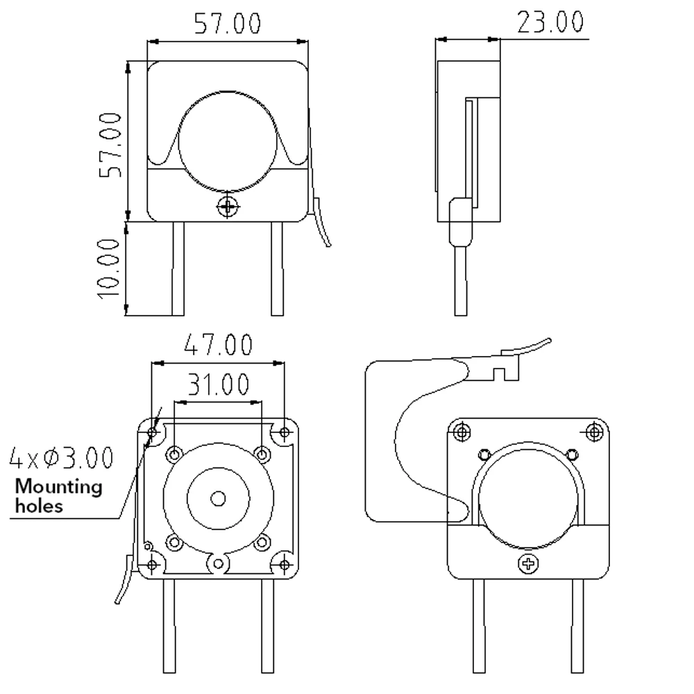 Перистальтический насос дозирующий 42 Шаговый трубки для двигателя Шланг