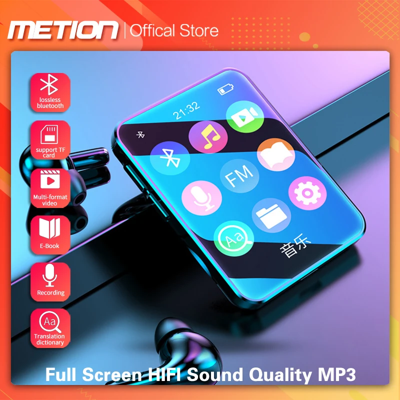 Новинка 2021 mp3-плеер с Bluetooth полноэкранный музыкальный плеер Walkman новая книга