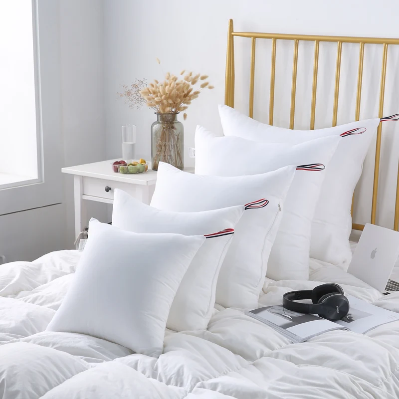 

Solid Color Sanding Throw Pillow Cushion Core Velvet Polyester Stuffing Cotton High Flexibility Full Waterproof Cushion Pillow