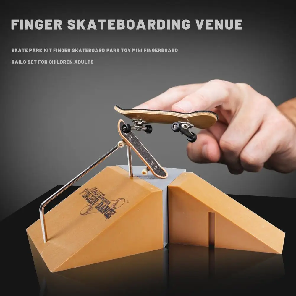 Пальчиковый скейтборд набор для катания на коньках детали пандуса пальчикового