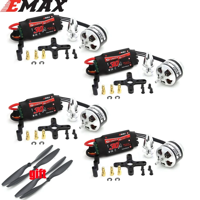 Двигатель EMAX XA2212 1045 кв 980 1400 с Simonk 30A ESC набором опоры для радиоуправляемой модели