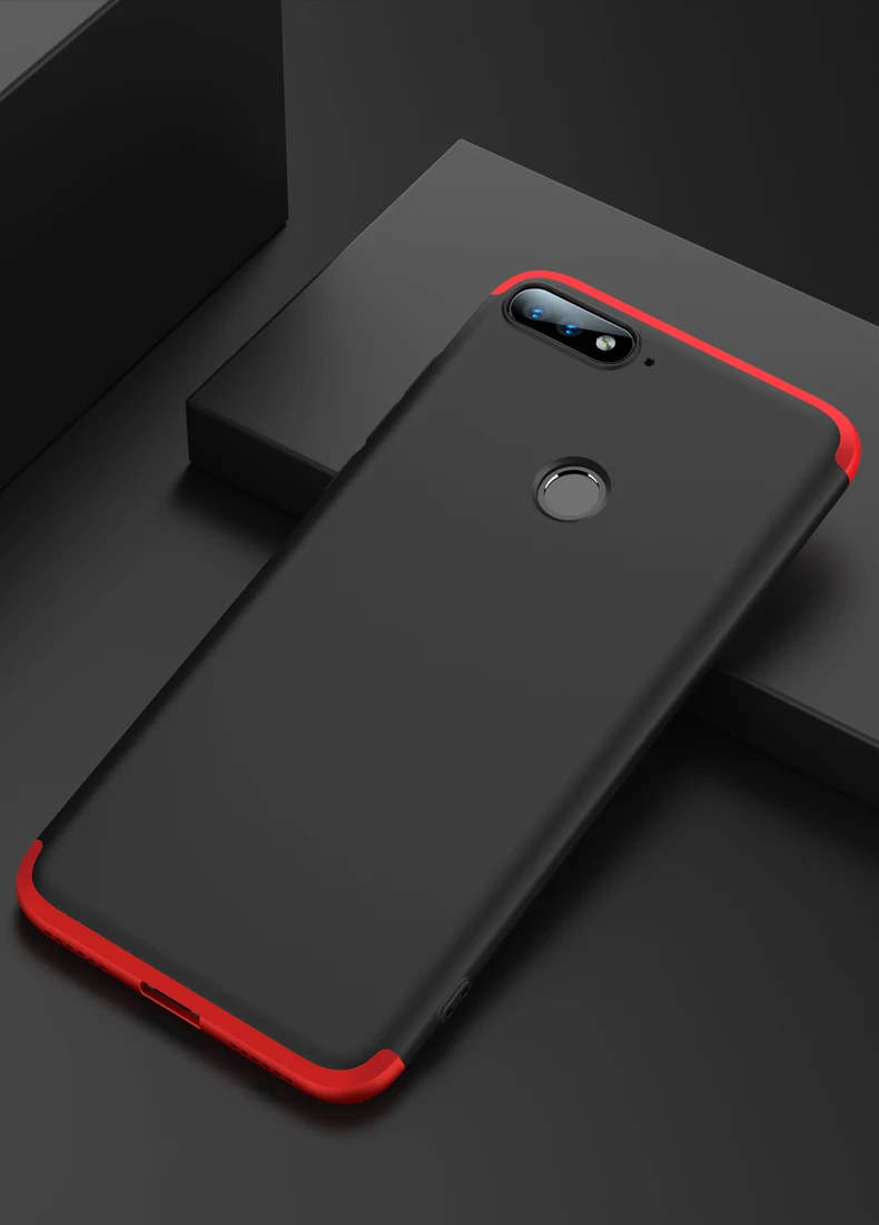Huawei Honor 7C AUM L41 360 Защитный чехол Honor 7C 360 градусов полный Чехол Жесткий Чехол для huawei Honor 7C Pro LND L29+ стеклянная пленка