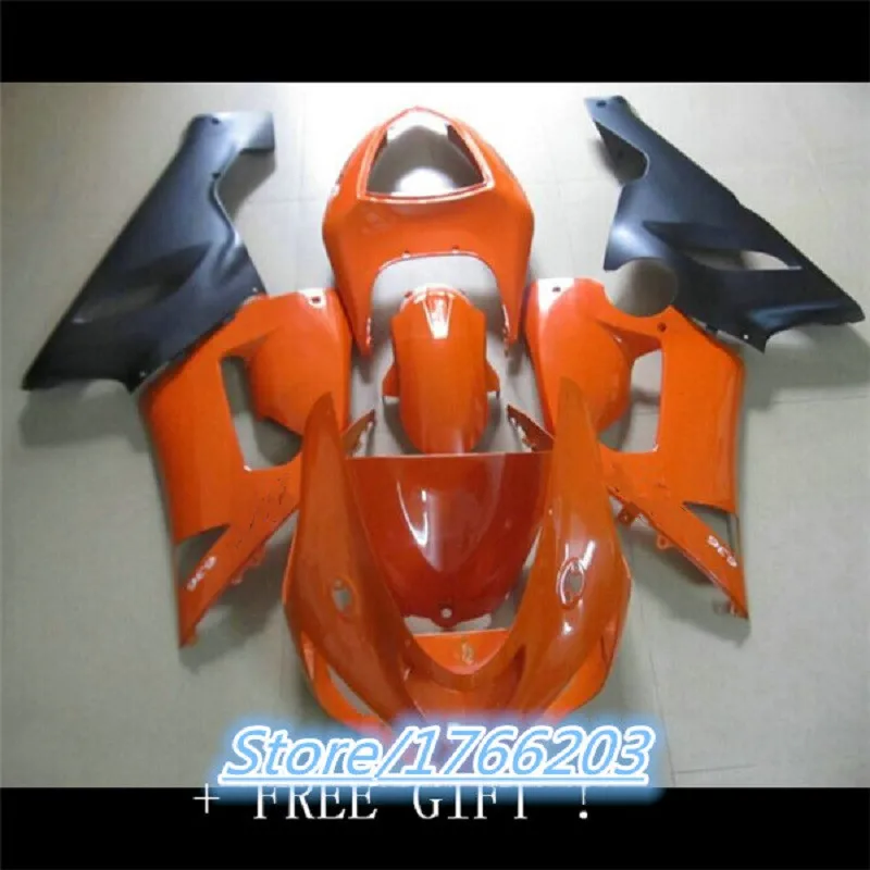 

New ABS orange black Motorcycle Fairings Kit Fit for kawasaki Ninja ZX6R 636 2005 2006 05 06 6R ZX-6R Bodywork set custom