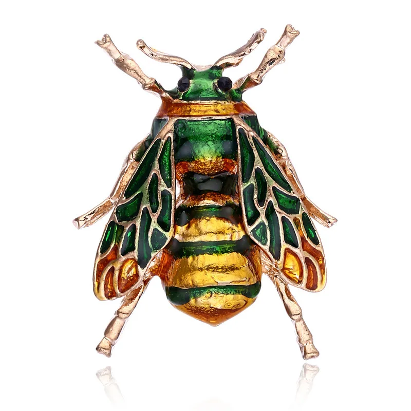

Bees cicadas Lady Pins and Brooch Vintage Crystal Rhinestone Cc Brooches Pin C flies Brooch Pins Large Broche for Women