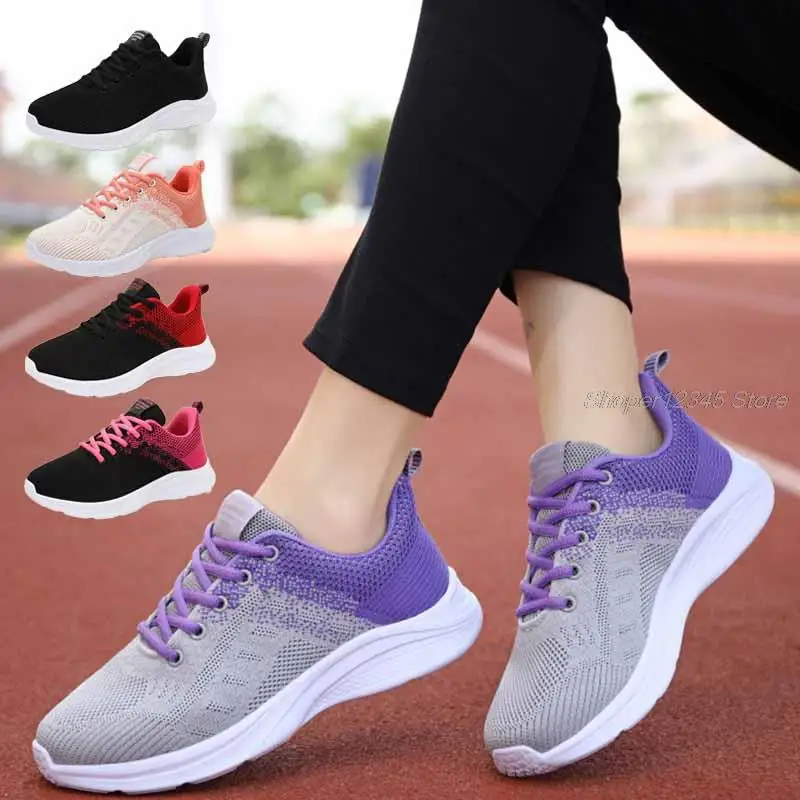 

Women Tennis Shoes Air Cushion Ladies Mesh Sports Sneakers Fitness Breathable Trainers Female Walking Running Athletic Shoes