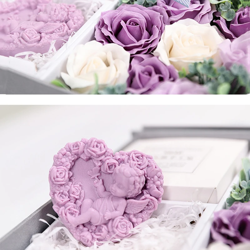 

Creative Gift Soap Flower Soap Rose Flower Gift Box For Girlfriend Girlfriends Romantic Confession Birthday Valentine'S Day Gift