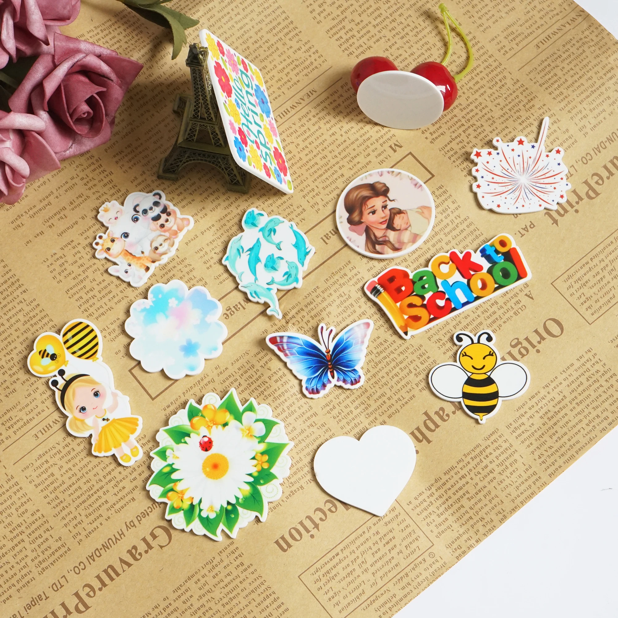 Товары для рукоделия сделай сам плоские пластиковые смолы с мультяшным