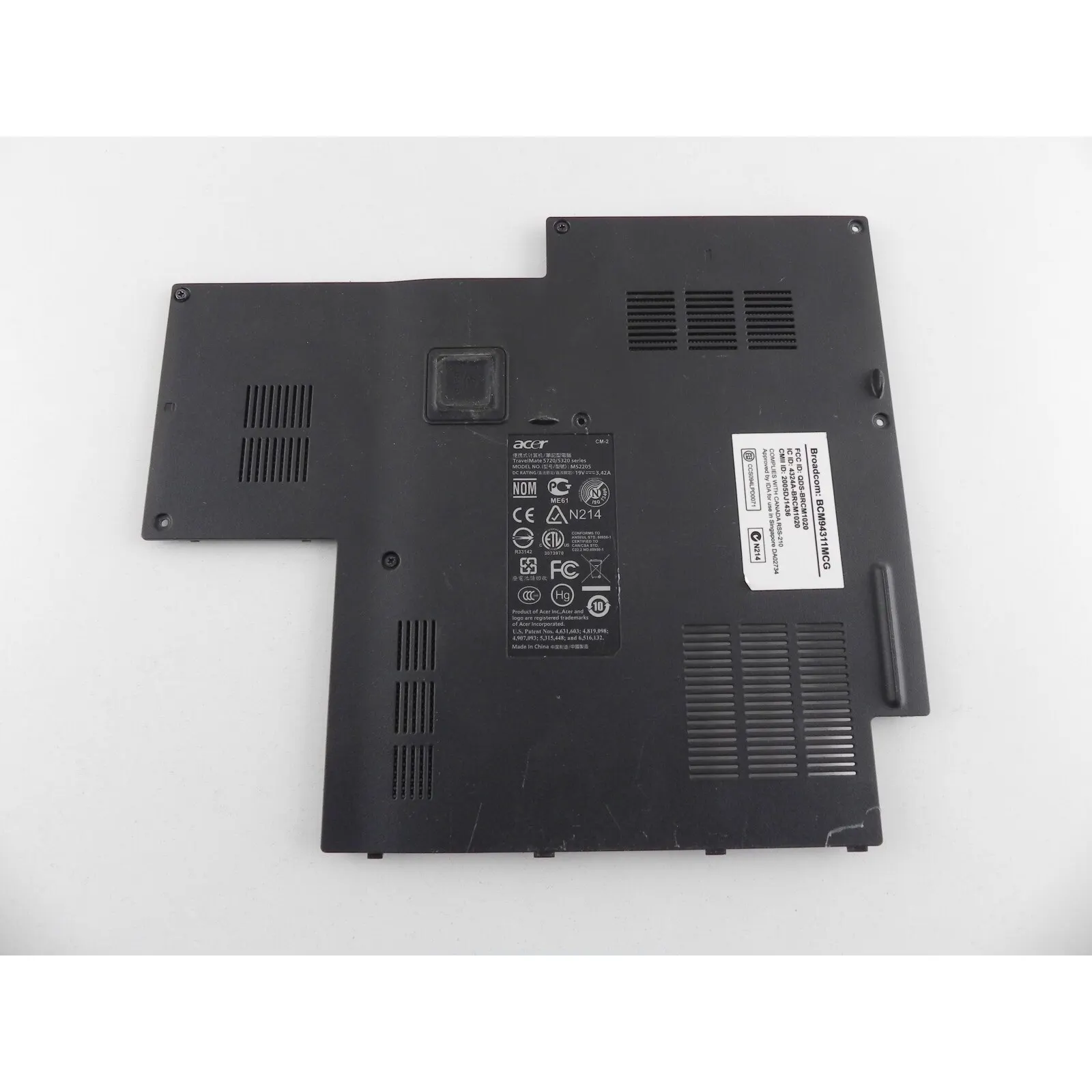 Acer Extensa 5530 5220 5620 5620Z TravelMate 5720 5320 пластиковая крышка закрывающая оперативную память