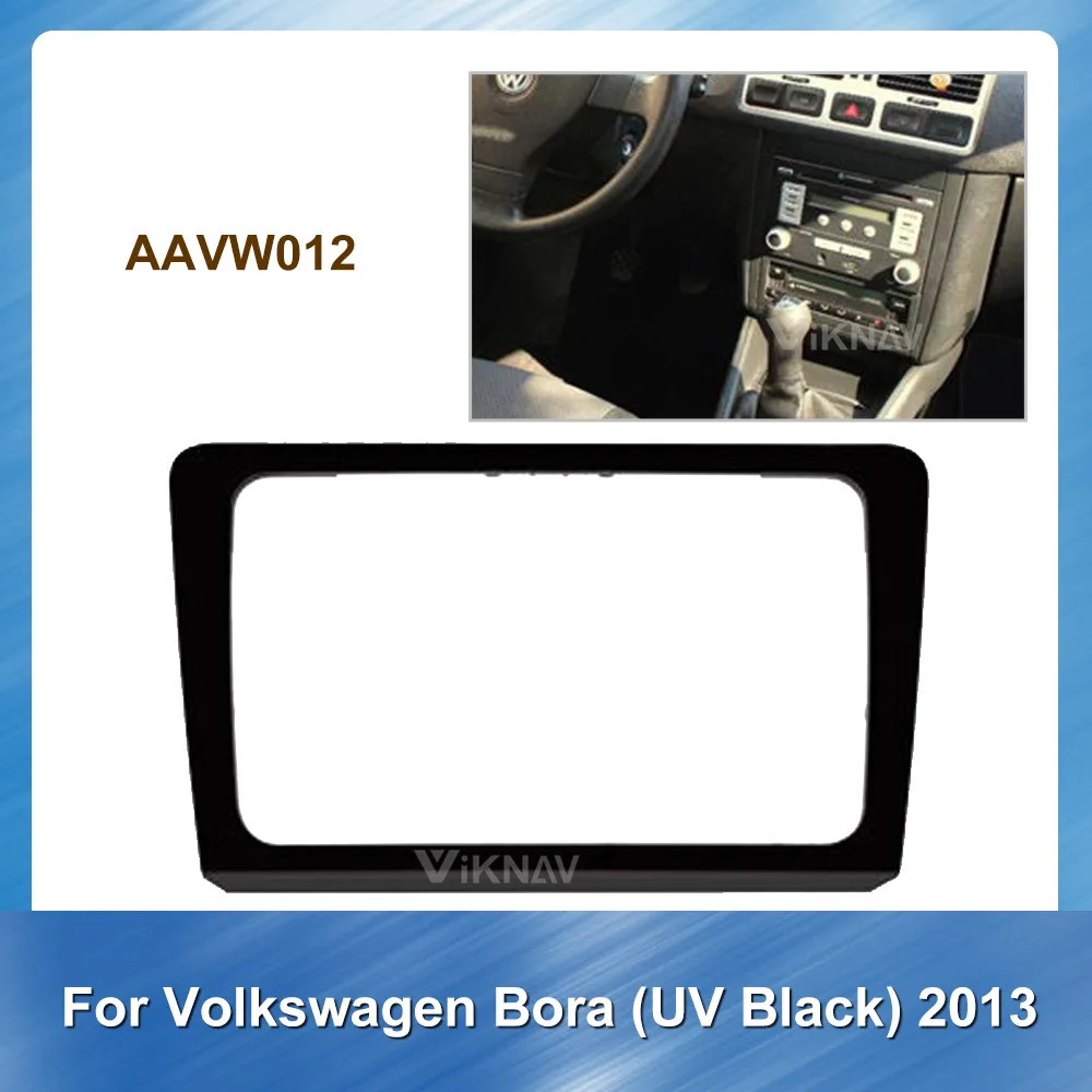 

Автомобильный радиоприемник, Установочная панель для VOLKSWAGEN Bora UV Black 2013, стерео рамка, облицовочная панель, DVD, CD, приборная панель