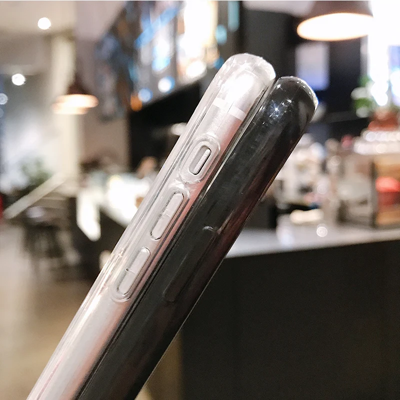 Блестящий блестящий чехол для iPhone 11 Pro Max XR X XS 7 8 Plus SE 2 2020 прозрачный телефона