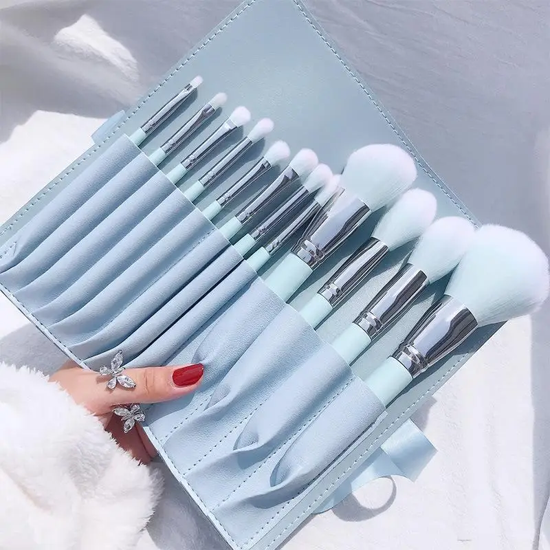 

Набор профессиональных кистей для макияжа, Рассыпчатая кисть для растушевки пудры, косметический инструмент, кисть для красоты, полный наб...