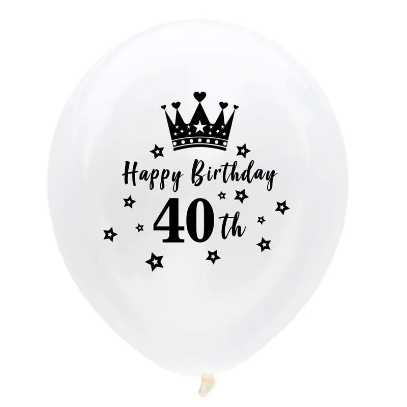 Воздушные шары для дня рождения 10 шт. 30/40/50/60/70/80 лет|Воздушные и аксессуары| |