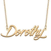 necklace with name dorothy for his her family member best friend birthday gifts on christmas mother day valentines day
