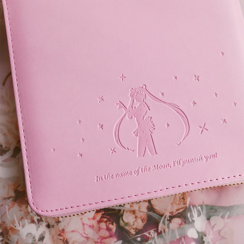 Аниме Фигурка Милая луна кожаный ежедневник на молнии ежемесячный недельный