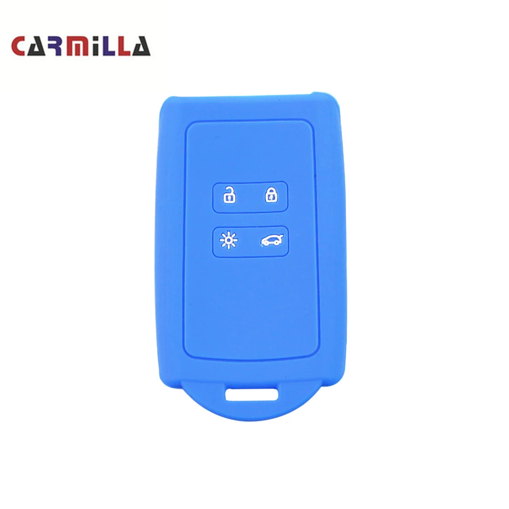 Силиконовый чехол для автомобильных ключей Carmilla Renault KOLEOS Kadjar Espace 2016 2020 Аксессуары