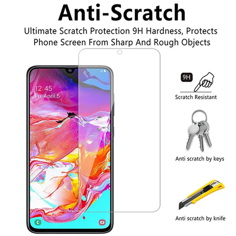 3 шт закаленное стекло для Samsung Galaxy A70 s Защитное экрана a70 70 A A70s безопасное 6 7'' |