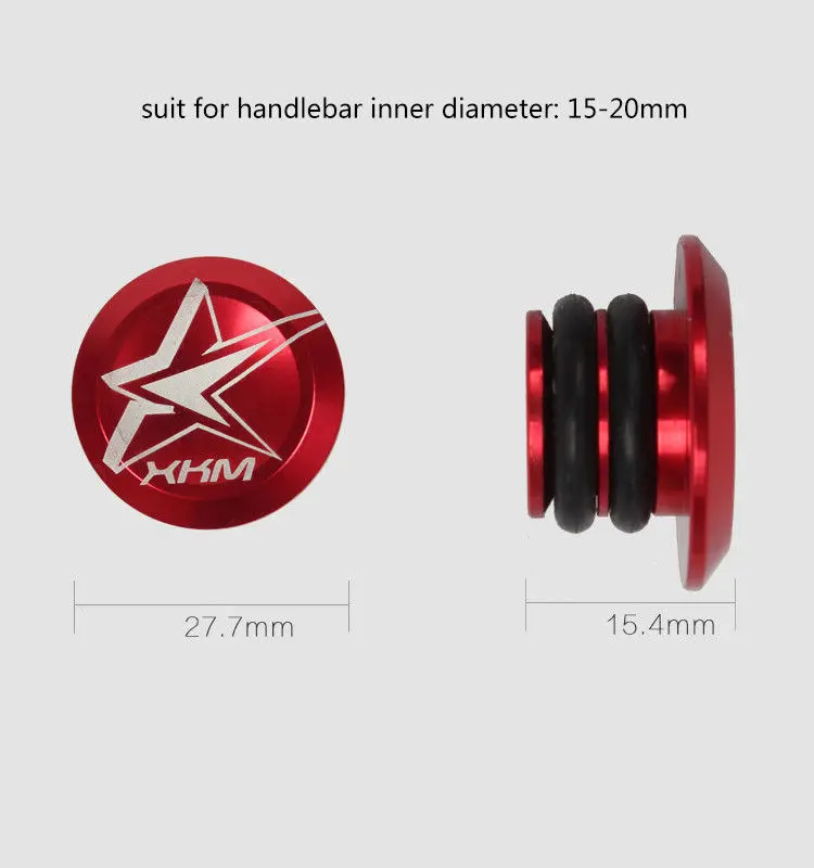 XKM горный шоссейный велосипед ручки заглушки из алюминиевого сплава колпачки для