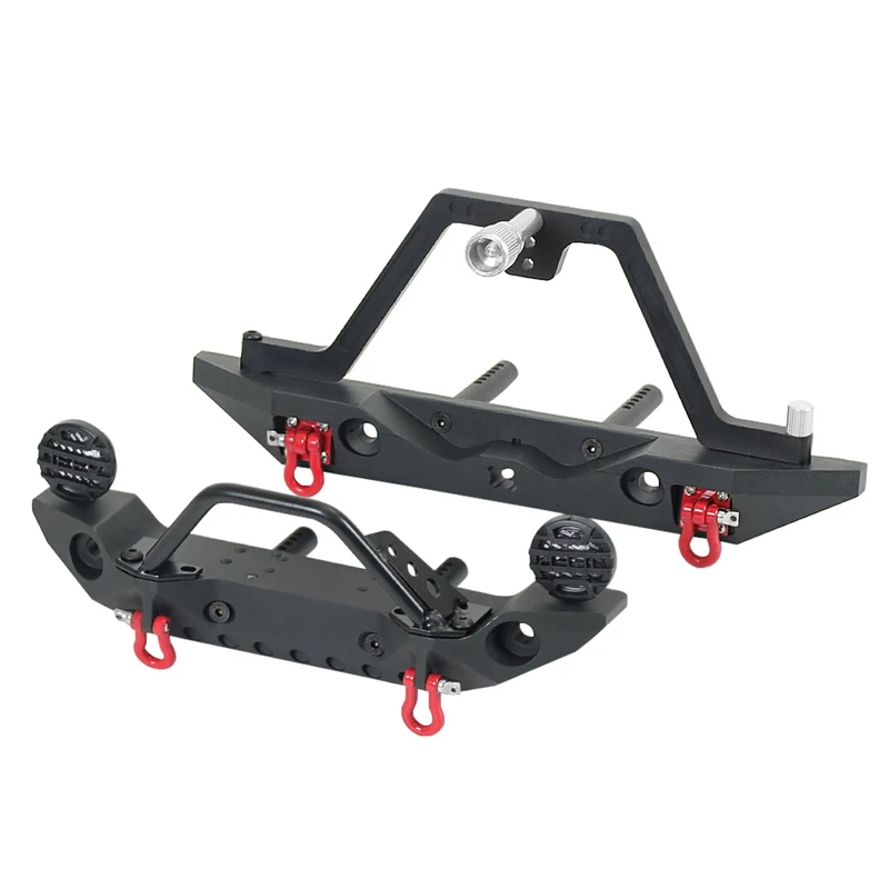 

Metal Bumper with Led Lights for 1/10 RC Crawler Axial SCX10 90046 SCX10 III AXI03007 TRAXXAS TRX4