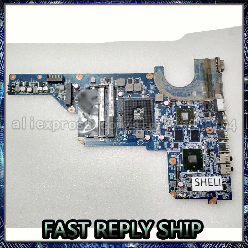 SHELI для HP G4 G6 1000 материнская плата DA0R12MB6E0 636372 001 636371 001|Материнские платы| |