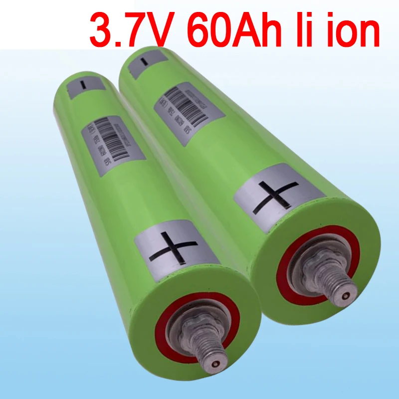 Литий-ионная батарея 3 7 В 60 ач 10C 600A разрядка для DIY 24 в 12 автомобильный скутер