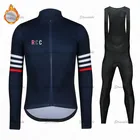 RCC Ralvpha Мужская одежда для велоспорта с длинным рукавом комплект для велоспорта зимняя куртка для велоспорта на флисе
