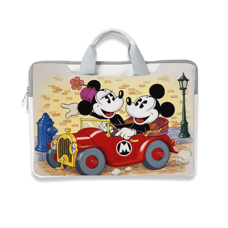 disney mickey minnie stitch laptop bag case for macbook air pro 13 14 15 6 laptop sleeve waterproof bag for dell lenovo huawei free global shipping